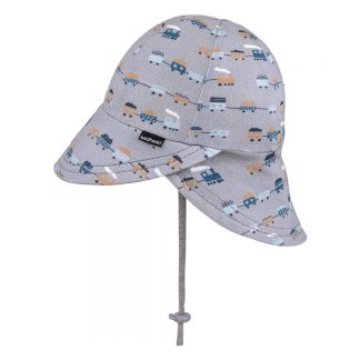 Bedhead Boys Legionnaire Hat 'Trains' Print - 47cm / 6-12 Months / S