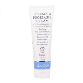 MooGoo Eczema & Psoriasis Cream with Marshmallow, Elderberry & more 120g