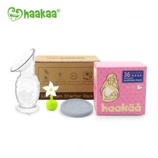 Haakaa New Mum Starter Pack - Gen 2 150ml Pump With White Stopper