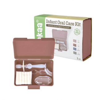 Haakaa Kids Oral Care Set - Rust